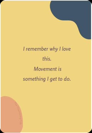 Sport and Training affirmation card deck by The Flourishing Folk, for athletes on training days, event day, and recovery