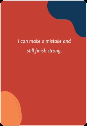 Sport and Training affirmation card deck by The Flourishing Folk, for athletes on training days, event day, and recovery