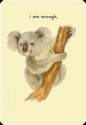 Tiny Folk affirmation card deck by The Flourishing Folk, simple kind cards for little ones aged 2 to 5