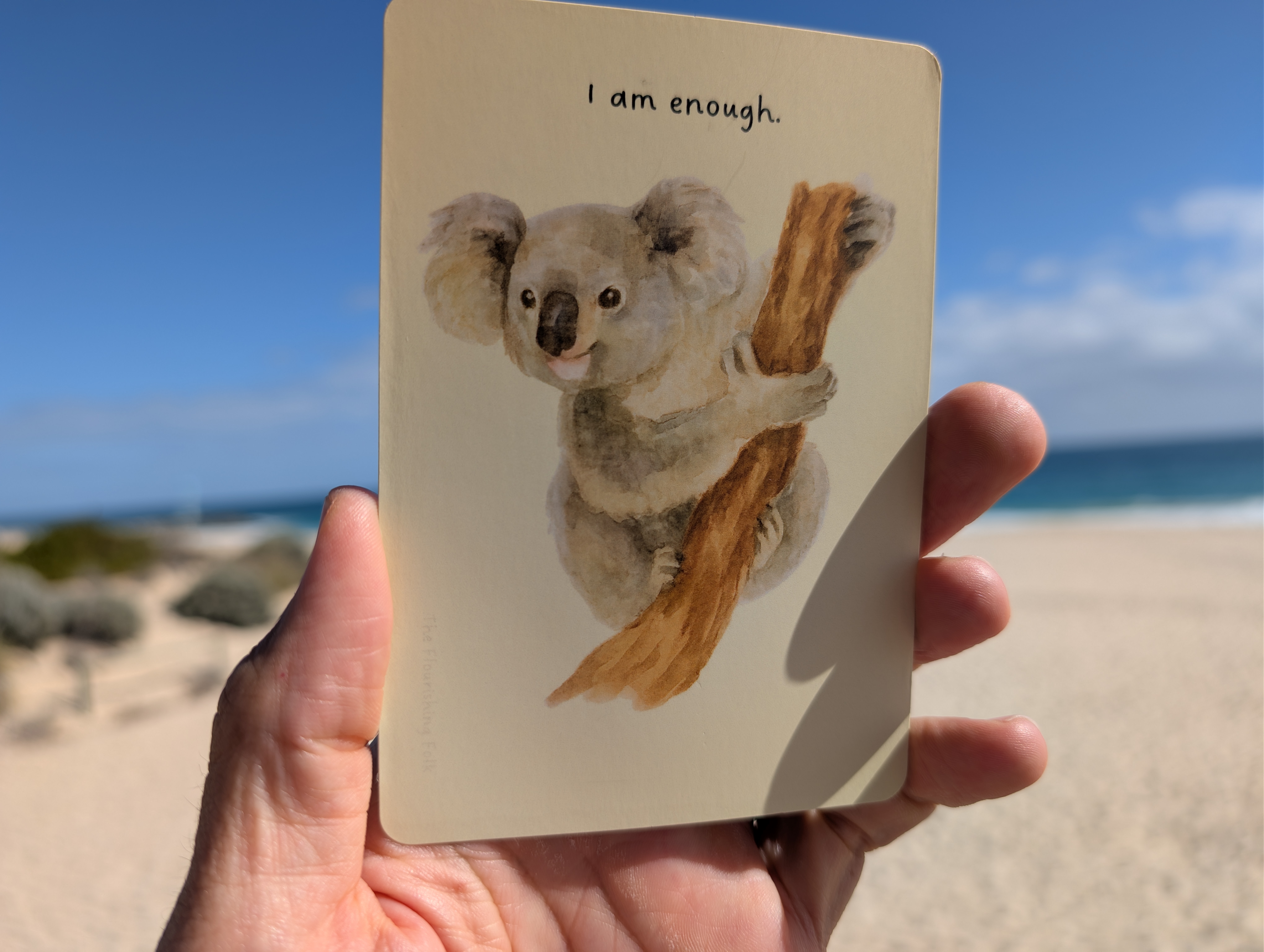 Front of card